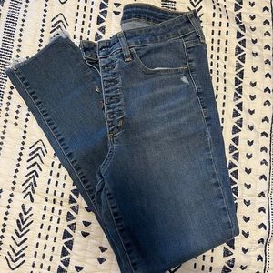 High Waisted Gap Jeans Size 10